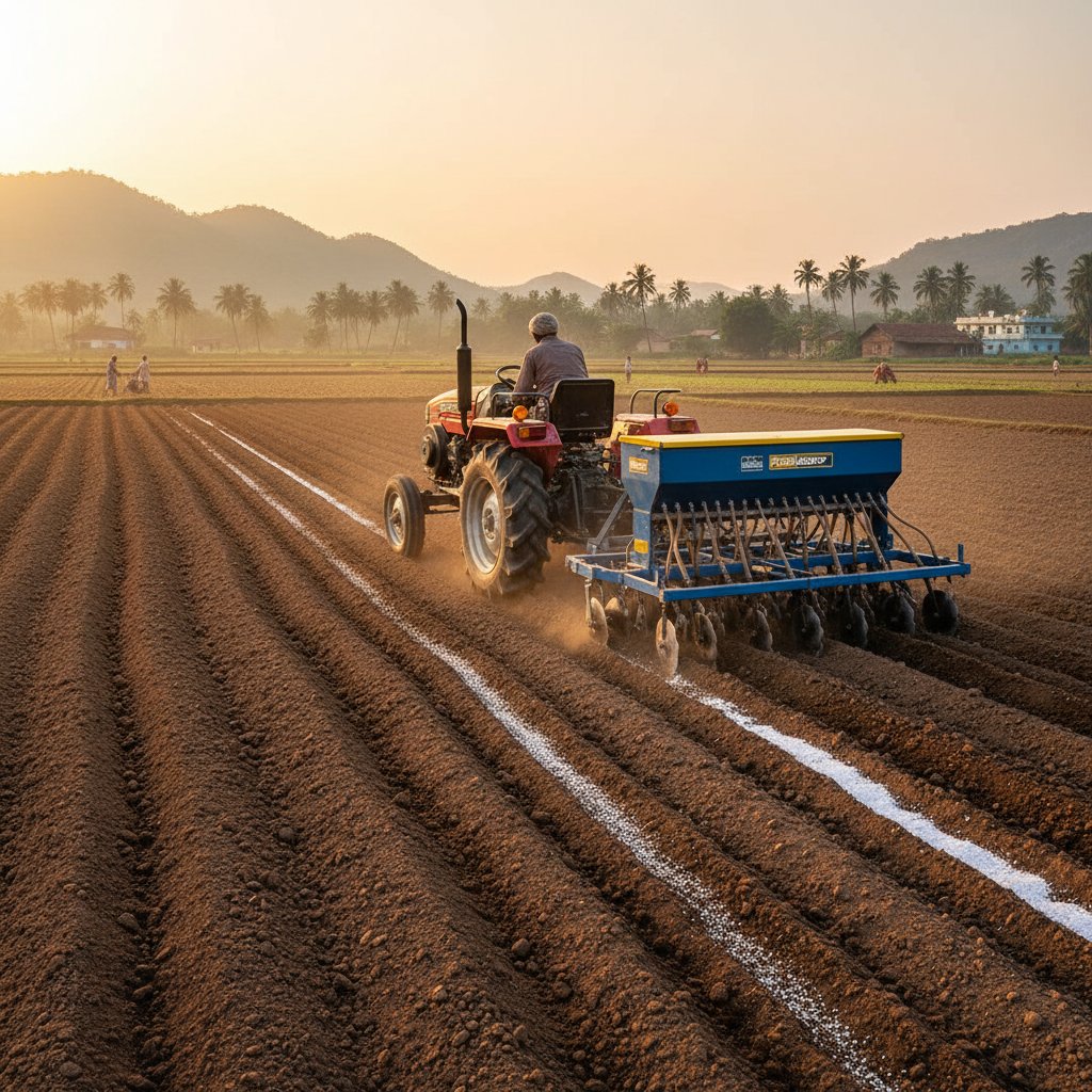 Seed Cum Fertilizer Drill (Tractor) view 3