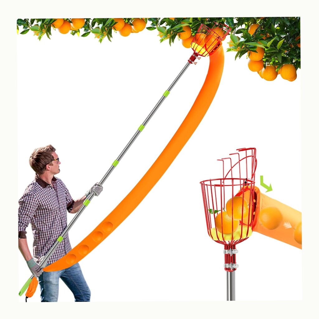 Fruit Picking Pole Basket