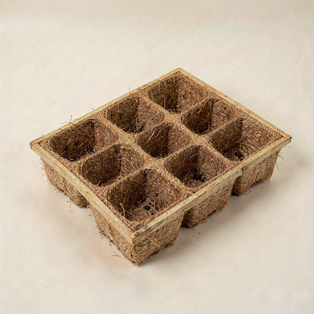Bamboo Seedling Tray - 30 Cells