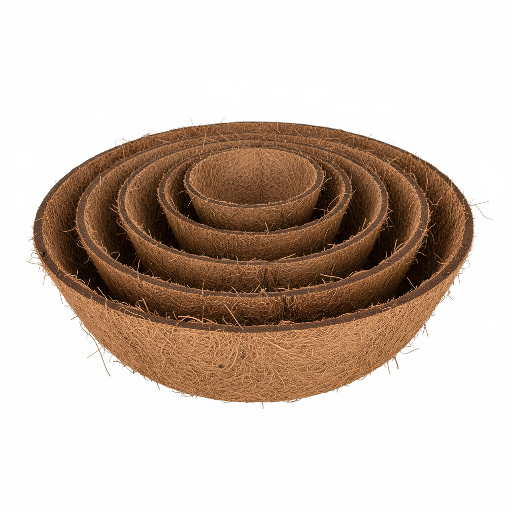 Coir Fiber Pot Liner - Assorted (Set of 6)