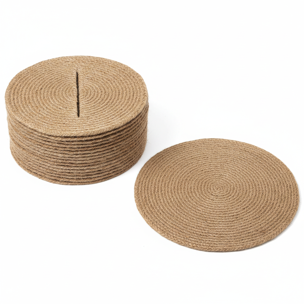 Jute Mulch Mat - Round 30cm (Pack of 10)