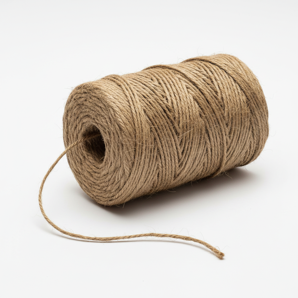 Jute Plant Support Twine - 3-Ply 100m