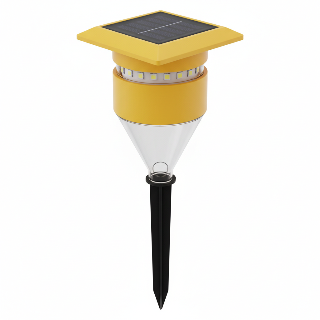 Solar LED Insect Trap - Yellow