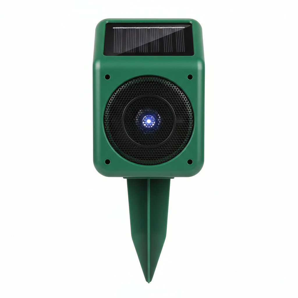 Solar Ultrasonic Animal Repeller