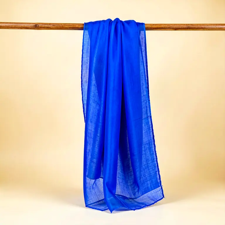 Cotton Dupatta Blue