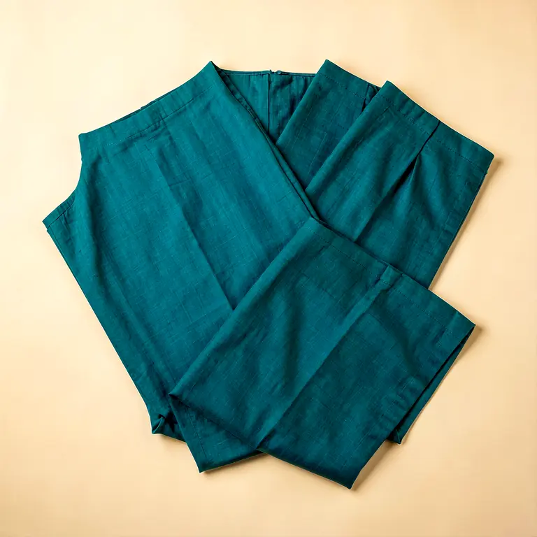 Cotton Co-ord Set Blue