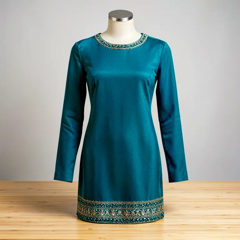 Festive Tunic Blue