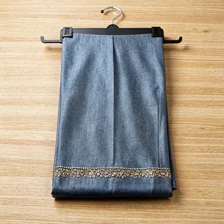 Festive Cotton Pants Blue