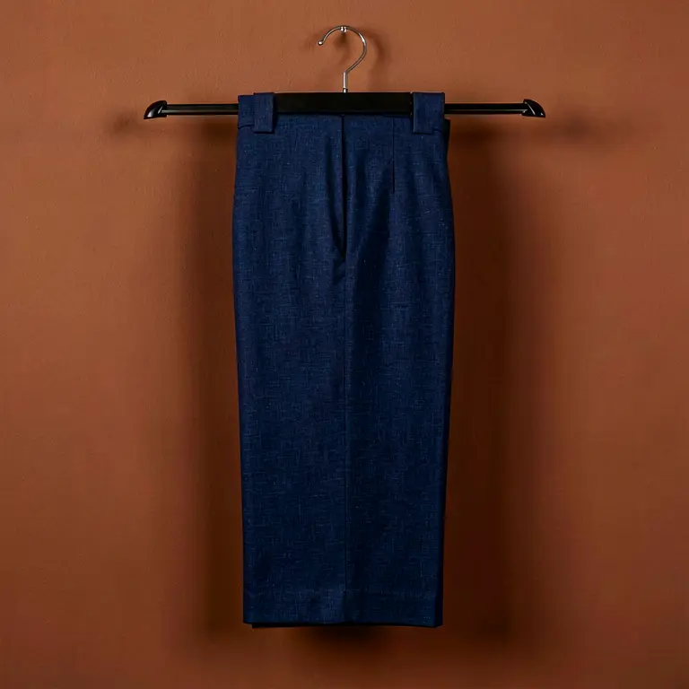Daily Cotton Pants Blue