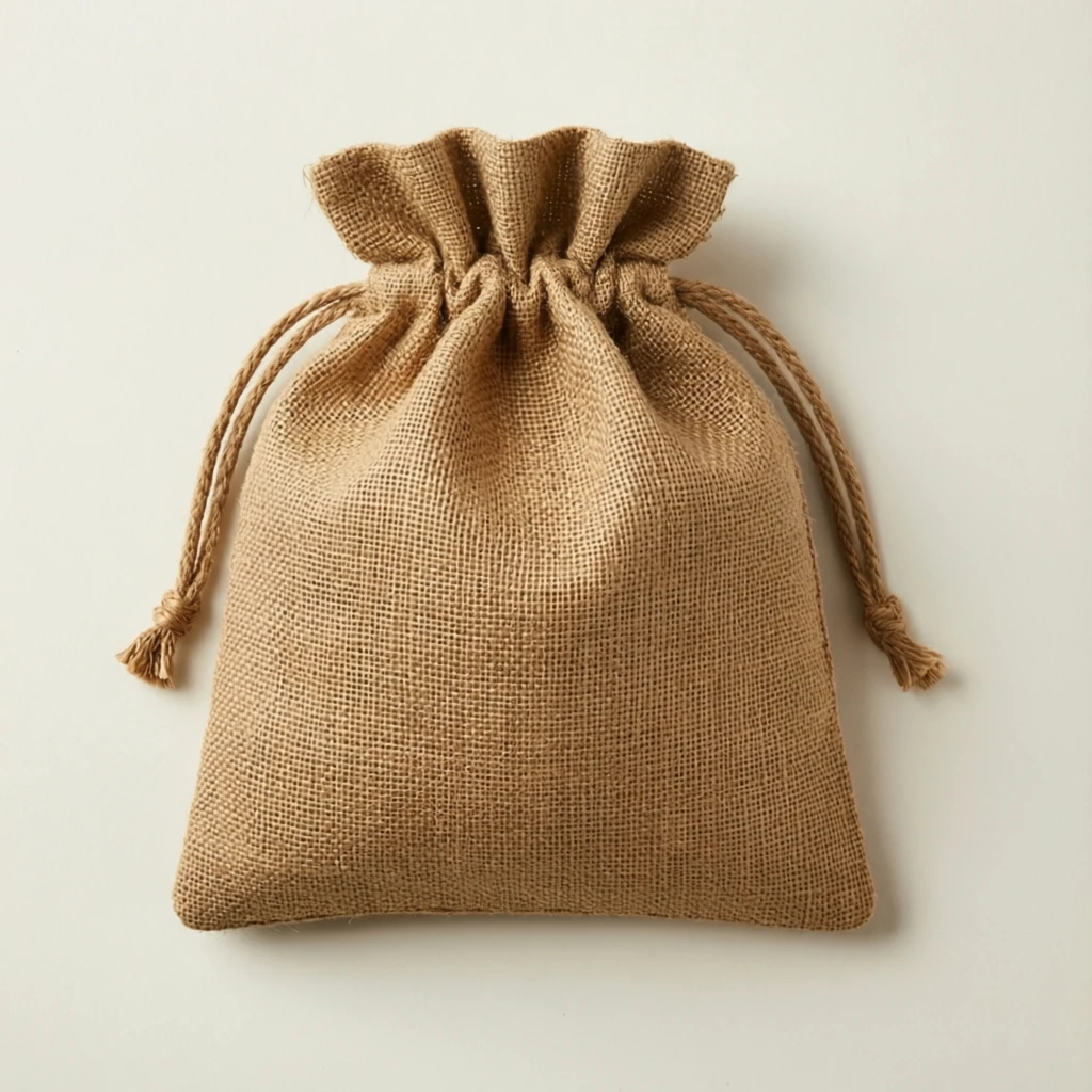 Jute Potli Bag Tan
