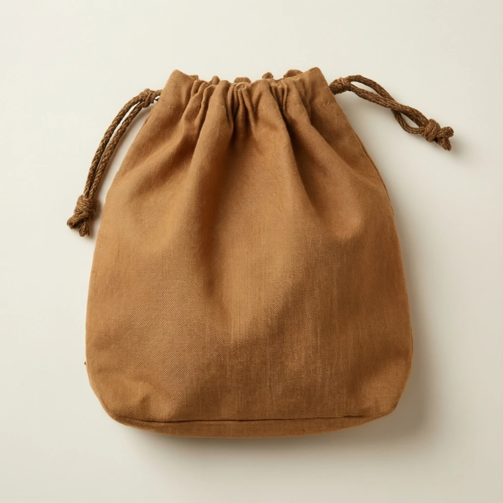 Cotton Potli Bag Tan