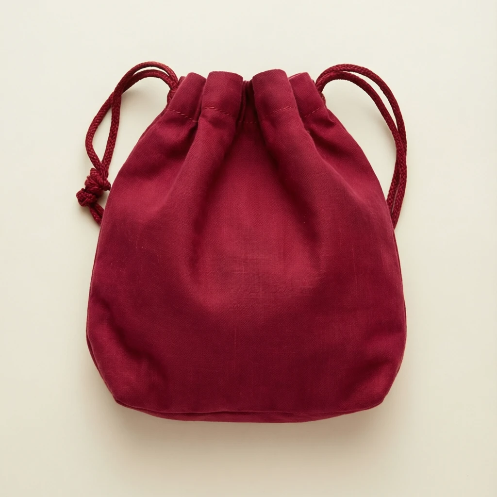 Cotton Potli Bag Ruby