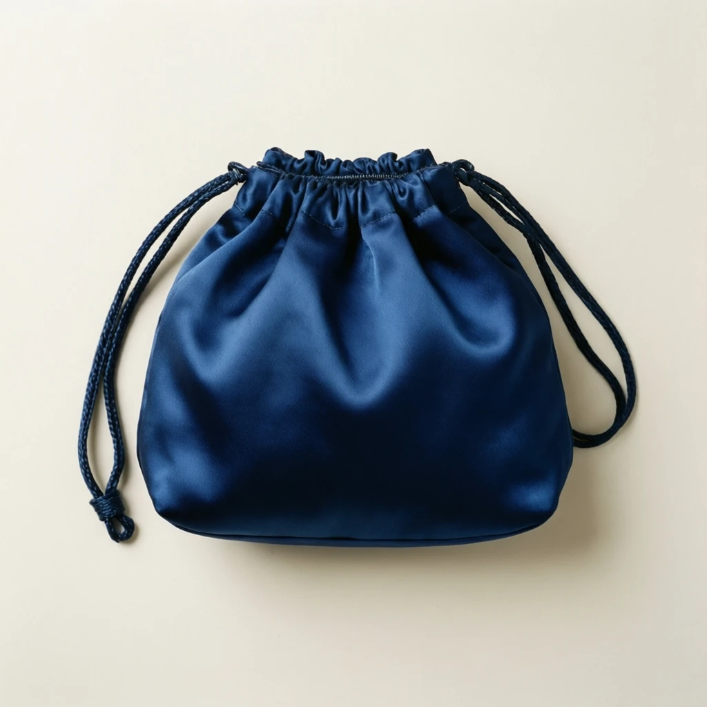 Silk Blend Potli Bag Indigo