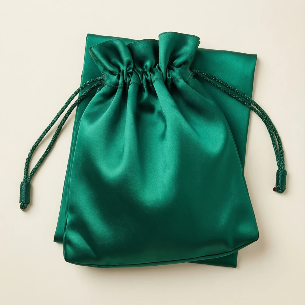 Silk Blend Potli Bag Emerald