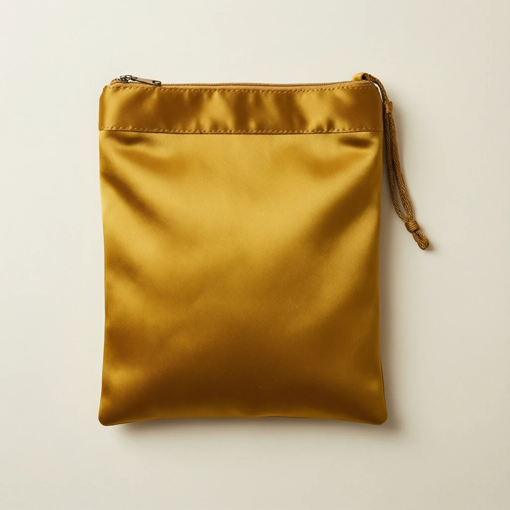 Silk Blend Potli Bag Mustard