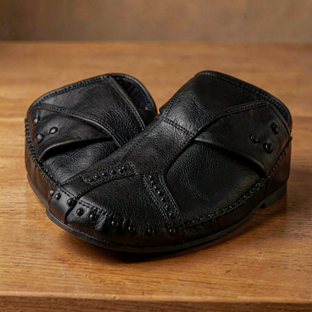 Kolhapuri Flats - Black