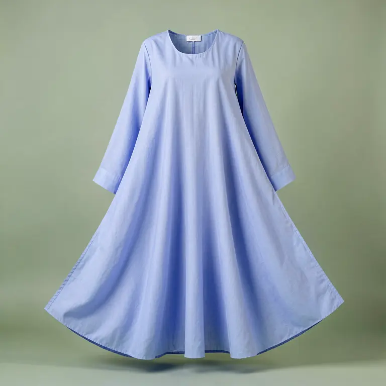 Cotton Kaftan Blue