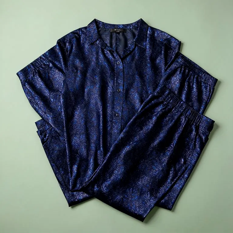 Printed Palazzo Set Blue