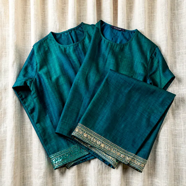 Festive Palazzo Set Blue