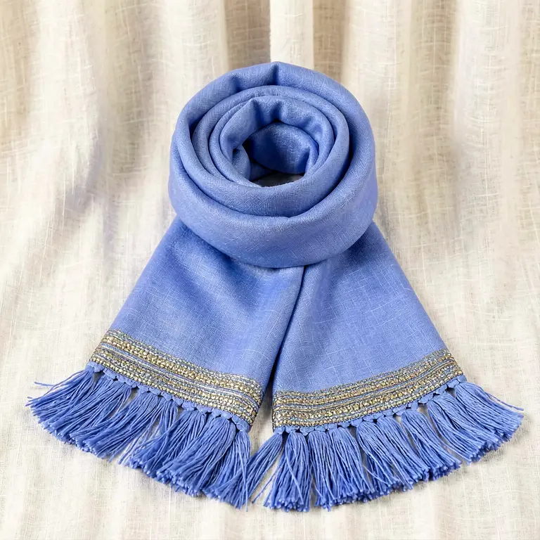 Festive Stole Blue
