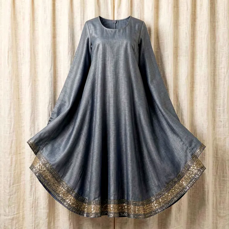 Festive Kaftan Blue