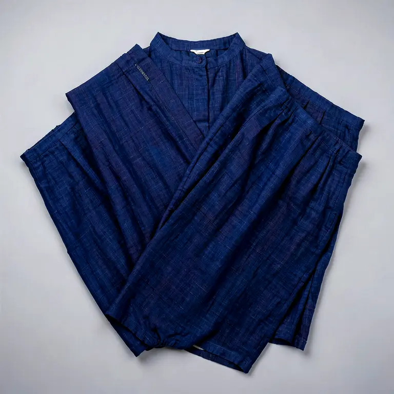 Lightweight Palazzo Set Blue
