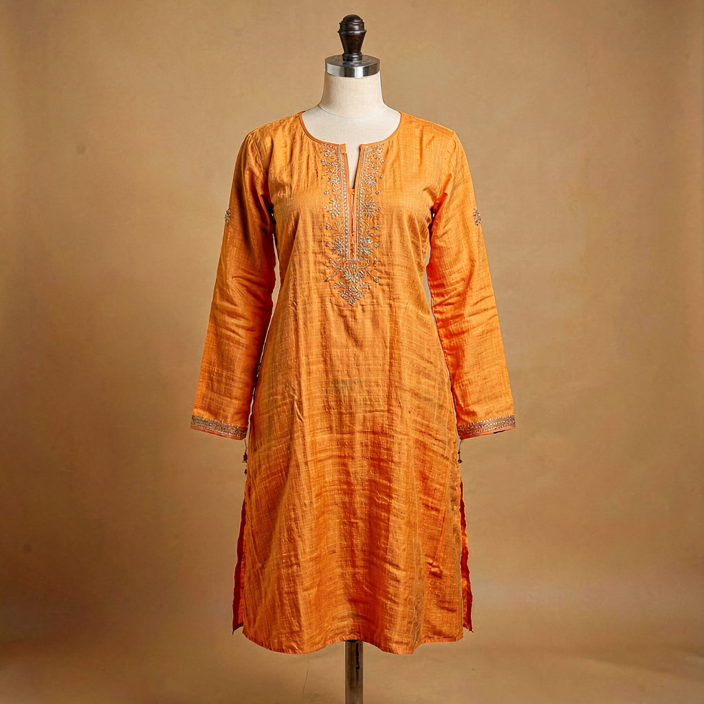 Angrakha Top - Marigold