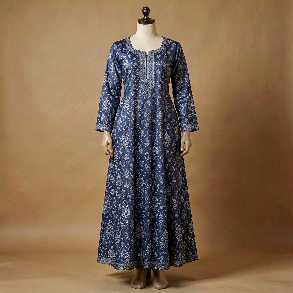 Short Kurti Palazzo Set - Block Print