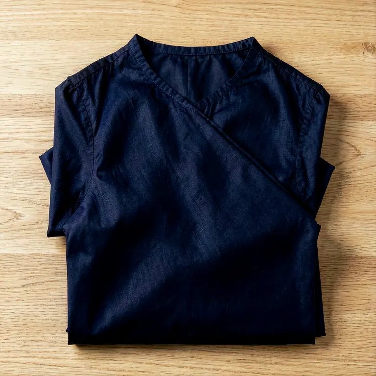 Cotton Blouse Piece Blue