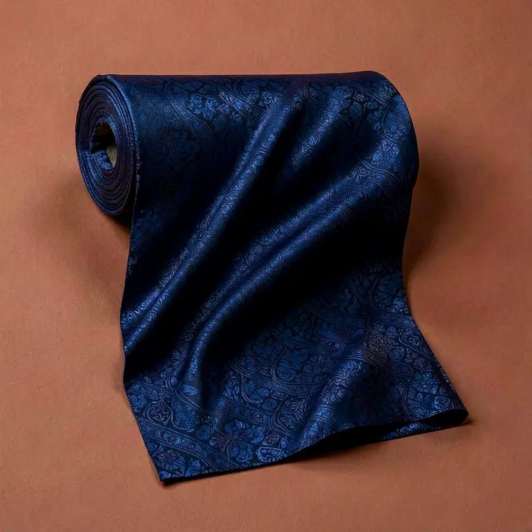 Printed Printed Fabric Blue