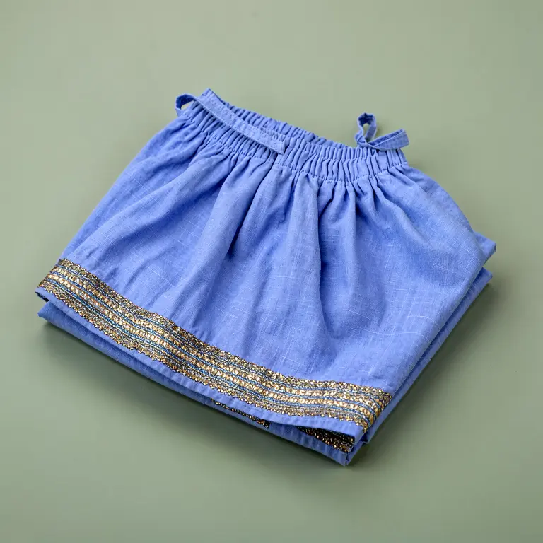 Festive Petticoat Blue