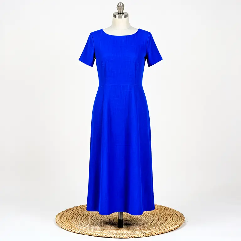 Daily Midi Dress Blue