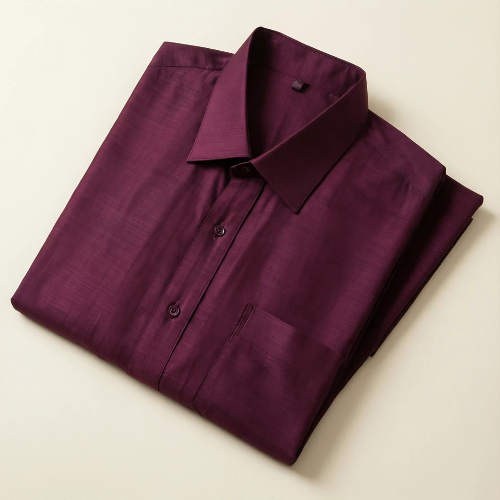 Rayon Straight Kurta Set Plum