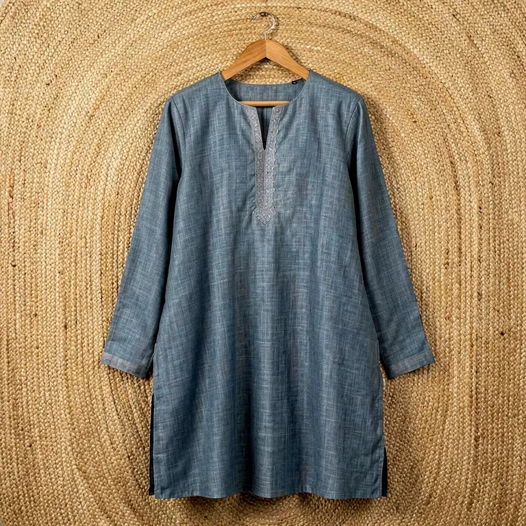 Lightweight Anarkali Kurta Blue