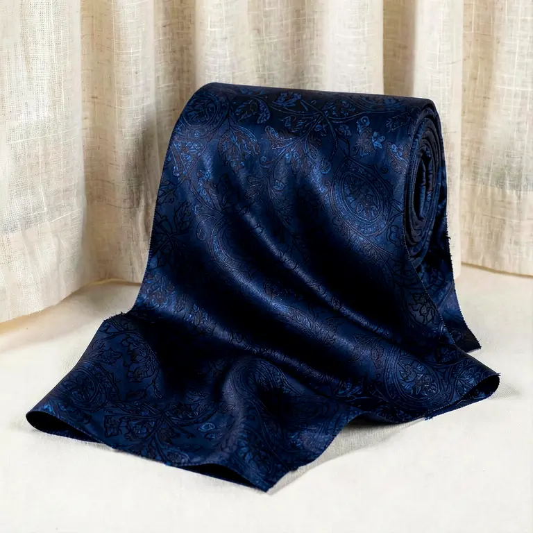 Ethnic Printed Fabric Blue
