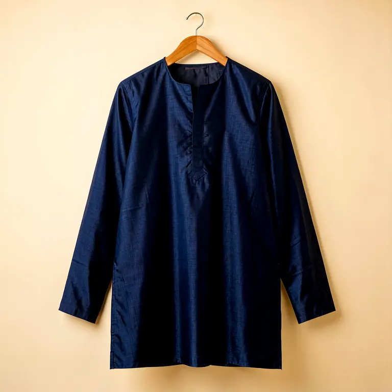 Cotton Kids Kurta Blue - Image 1