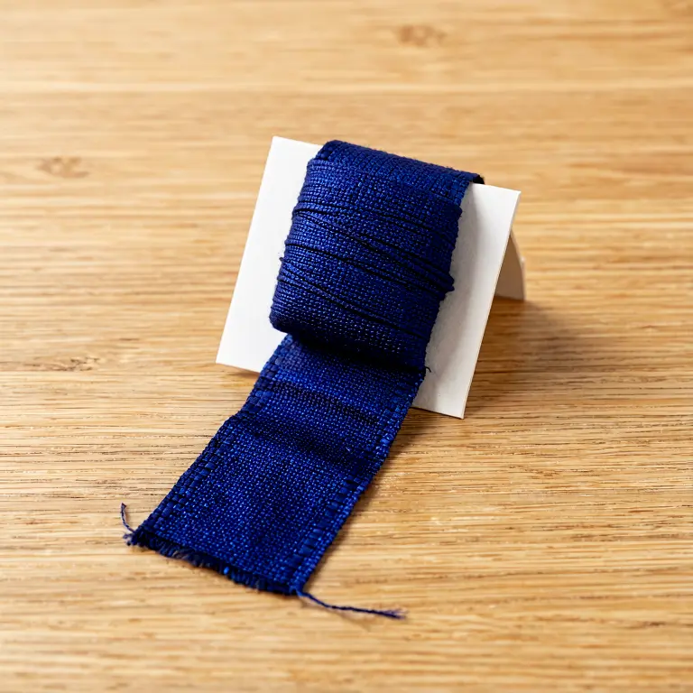 Handloom Saree Fall Blue - Image 1