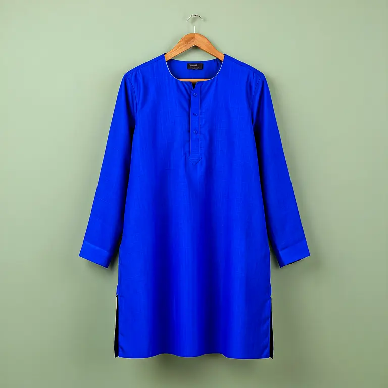 Ethnic Men Kurta Blue - Image 1