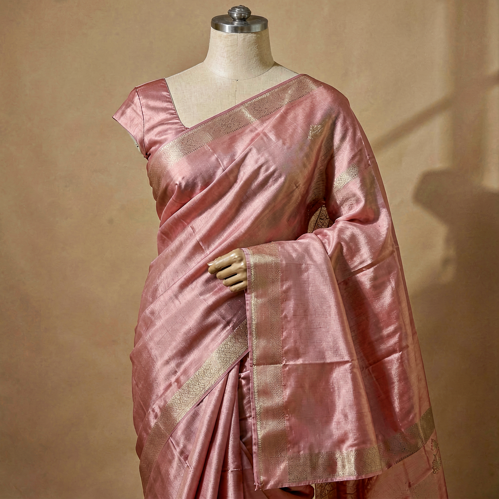 Pre-Stitched Saree - Rose