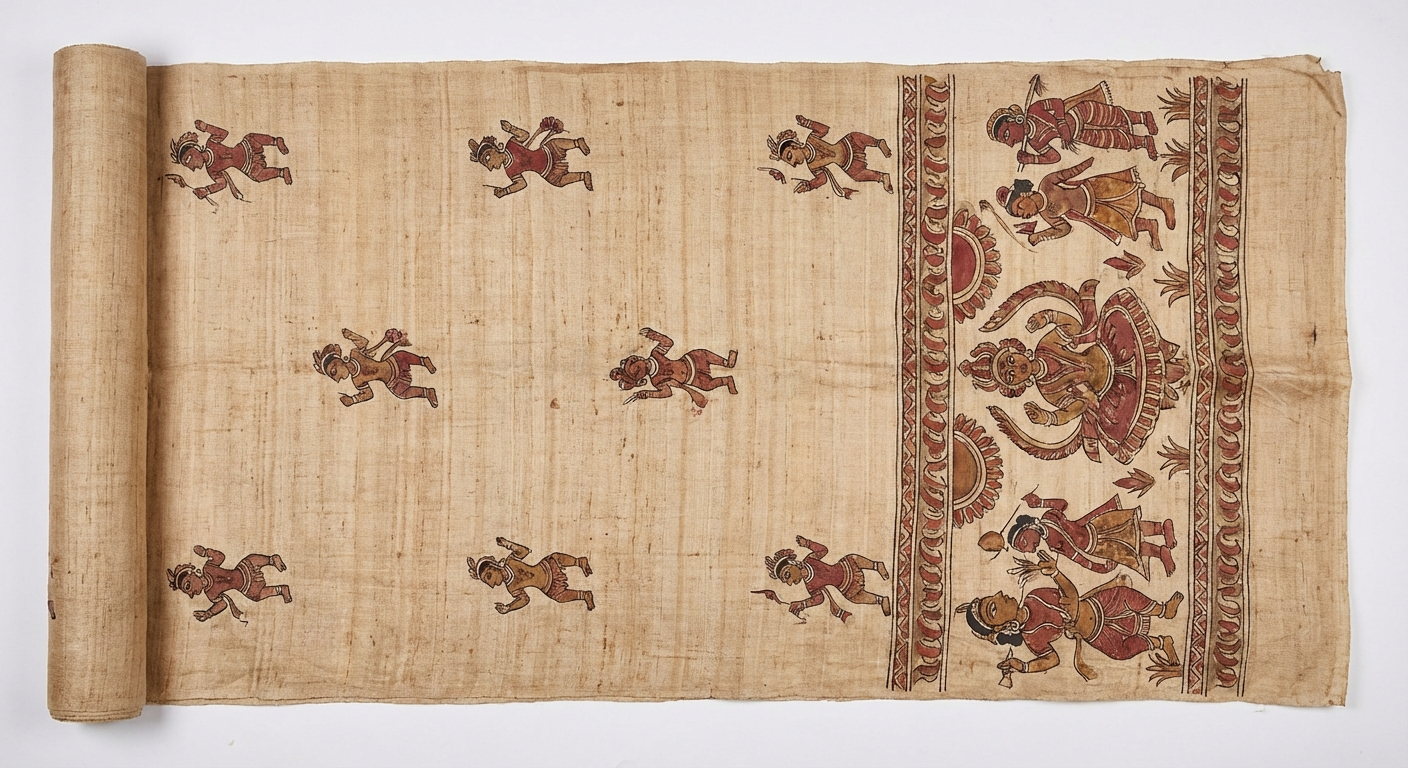 Tussar Silk Saree — Natural Beige