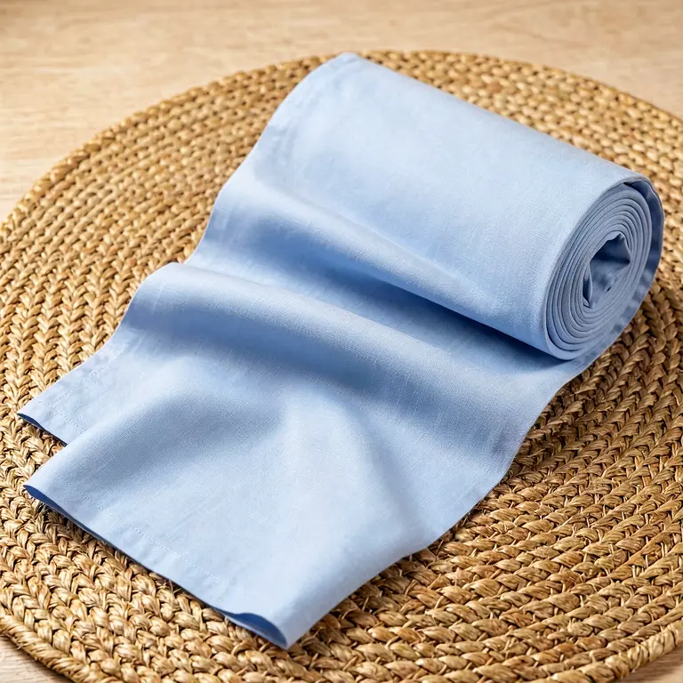Cotton Handloom Fabric Blue