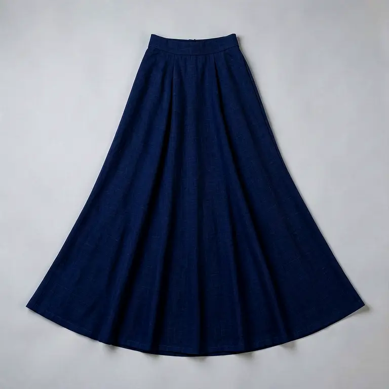 Daily Ethnic Skirt Blue