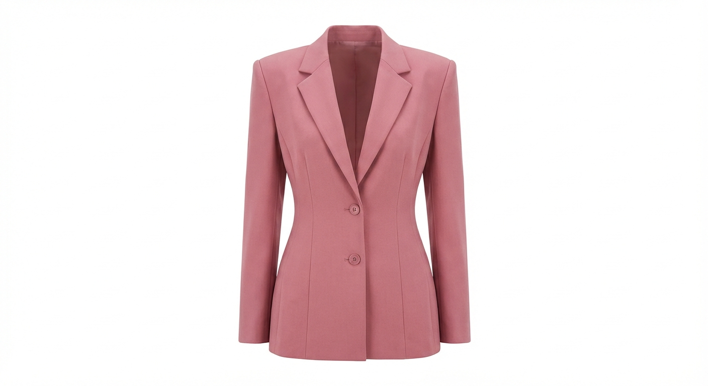 Structured Blazer — Dusty Rose