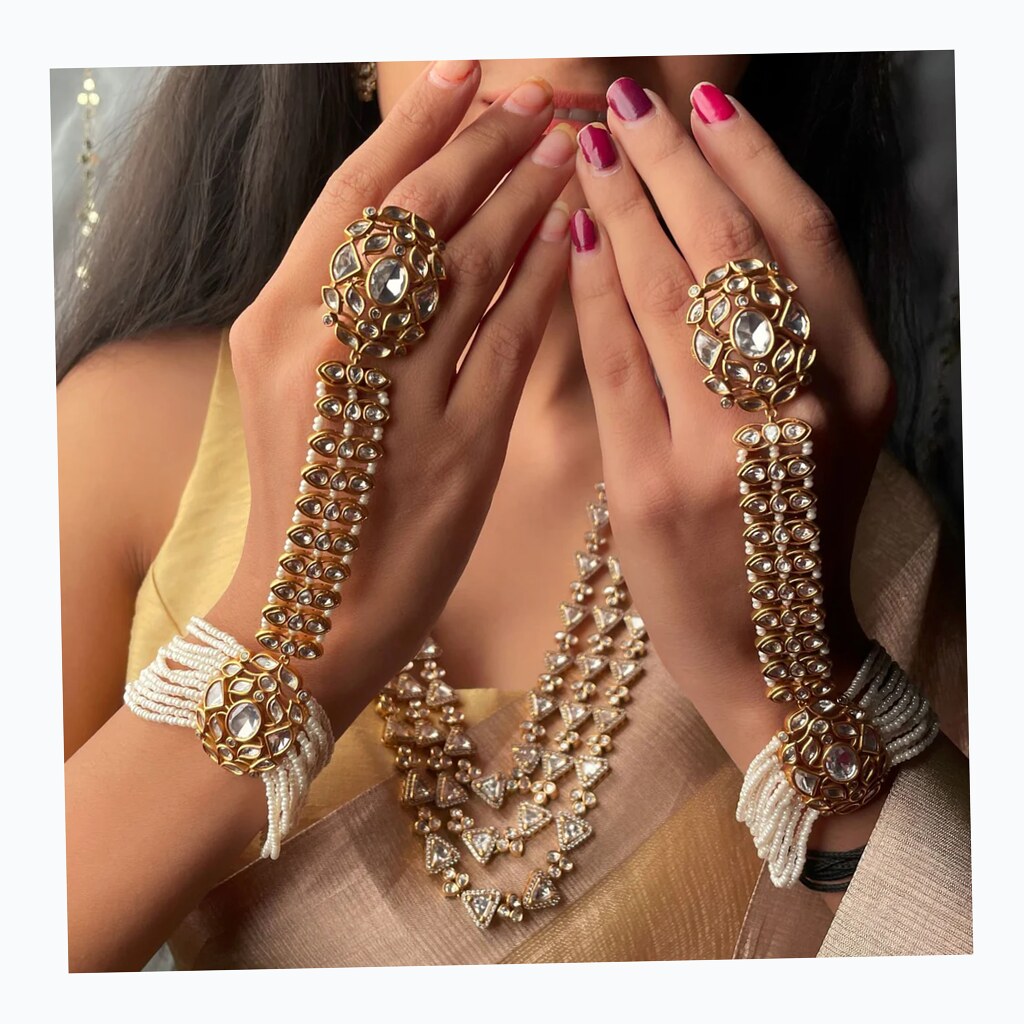 Bridal Hathphool Pair - View 1