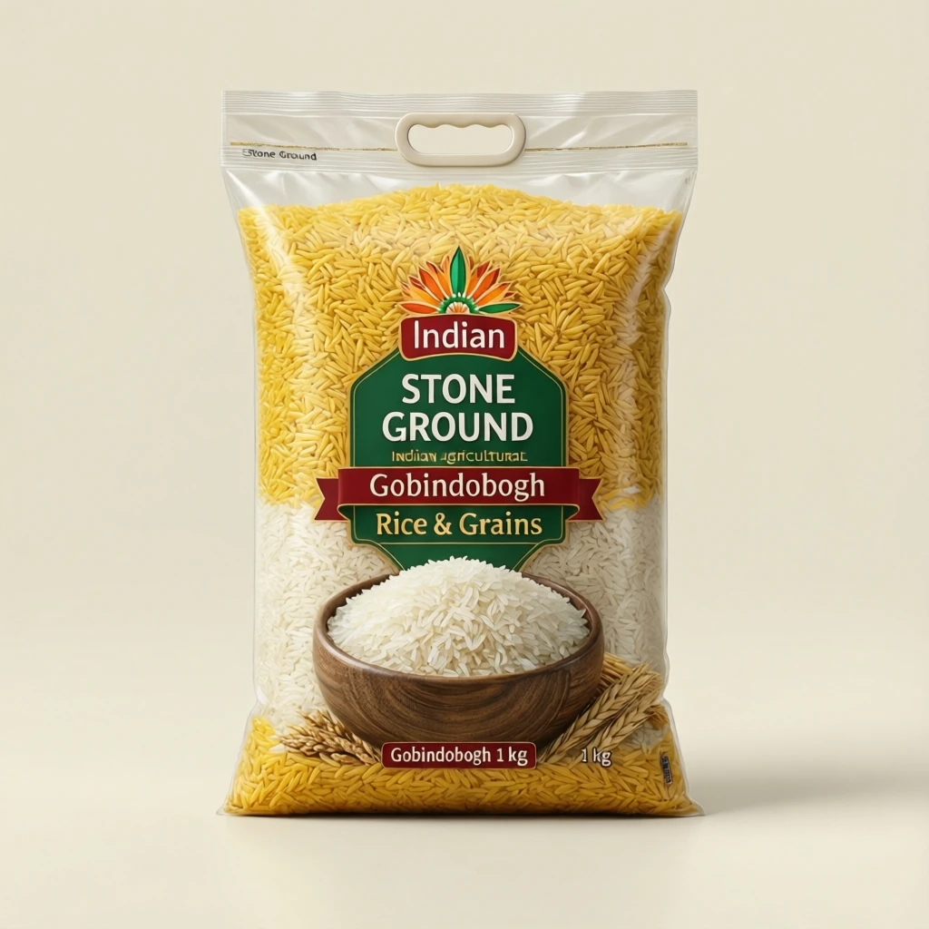 Stone Ground Gobindobhog Rice 1 kg